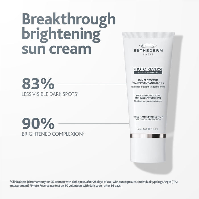 Institut Esthederm Photo Reverse Brightening Anti Dark Spot High Protection Face Cream 50ml - Sunscreens & Sunblocks at MyPerfumeShop by Institut Esthederm