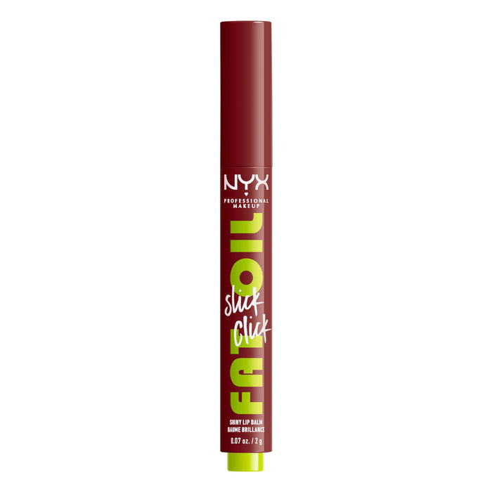 NYX Fat Oil Slick Click Shiny Lip Balm 2g - In A Mood - Balms at MyPerfumeShop by NYX