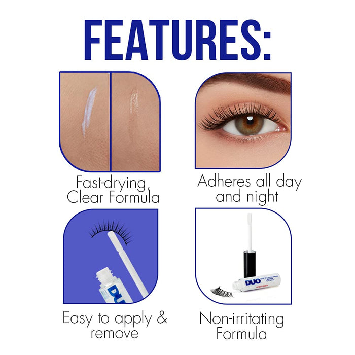 Duo Quick Set Striplash Adhesive - Clear (5g) - False Lashes at MyPerfumeShop by Duo