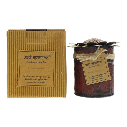 Bali Mantra Sunflower Tin Orange French Vanilla Candle 370g - Candle at MyPerfumeShop by Bali Mantra