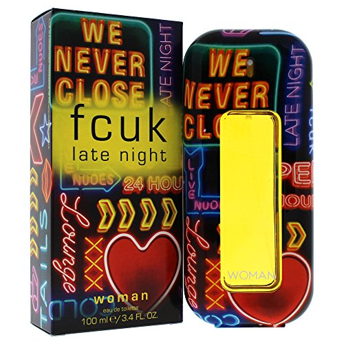 FCUK French Connection UK Late Night Ladies Eau de Toilette Spray 100ml - Perfume & Cologne at MyPerfumeShop by FCUK