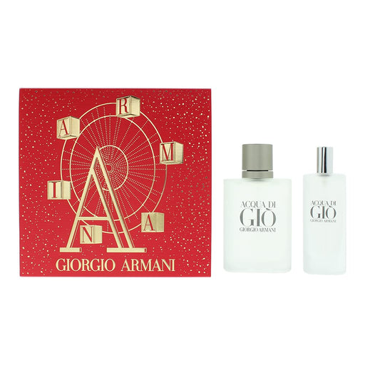 Giorgio Armani Acqua Di Gio Gift Set 50ml EDT + 75ml Shower Gel + 75ml Aftershave Balm - For Him at MyPerfumeShop by GIORGIO ARMANI