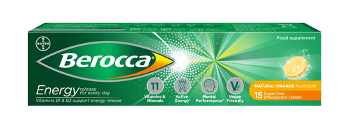 Berocca Effervescent Orange 15 Tablets - Adult Multi Vits at MyPerfumeShop by Berocca