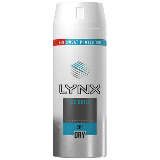 Lynx Ice Chill Antiperspirant Spray 150ml - Deodorants & Anti-Perspirants at MyPerfumeShop by Lynx