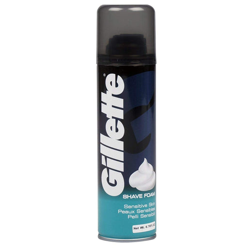 Gillette Classic Shaving Foam Sensitive Skin - 200ml - Shaving Soap/Foam/Gel at MyPerfumeShop by Gillette