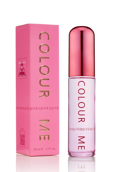 Colour Me Pink Gift Set 50ml PDT Spray + 10ml Roll-on Perfume - Eau de Toilette at MyPerfumeShop by Colour Me