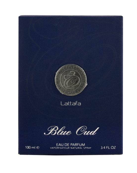 Lattafa Perfumes Blue Oud Eau de Parfum 100ml Spray - Unisex at MyPerfumeShop by Lattafa Perfumes