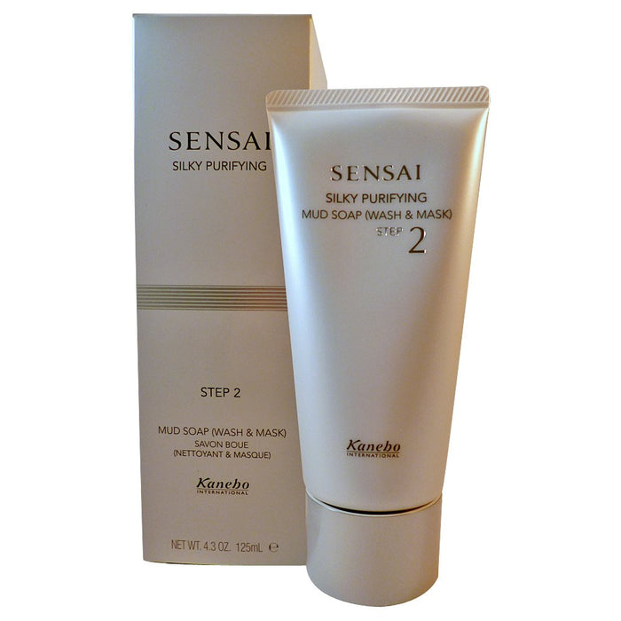 Kanebo Cosmetics Sensai Silky Purifying Mud Soap (Wash & Mask) 125ml - Skincare at MyPerfumeShop by Kanebo