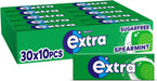 Wrigleys Extra Chewing Gum Spearmint 30 Pack x 10 - Confectionary at MyPerfumeShop by Wrigley's