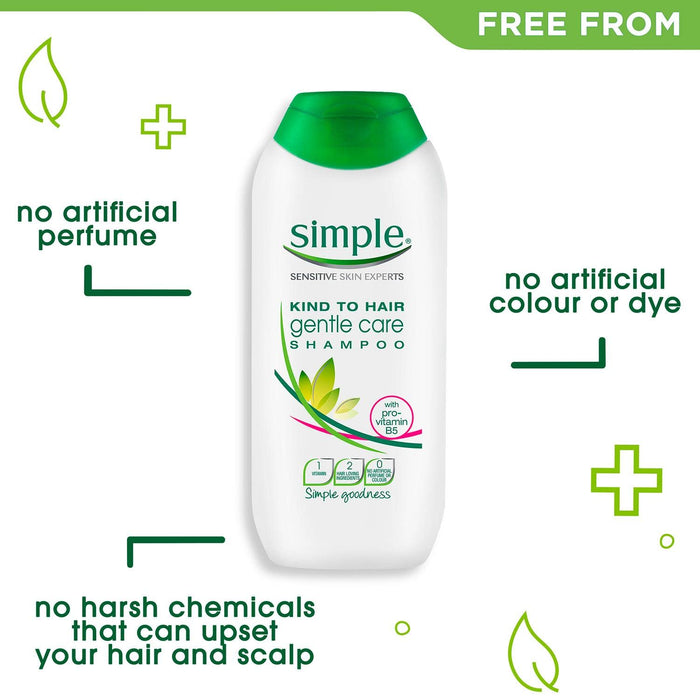 Simple Gentle Shampoo Frequent Use - 200ml - Shampoo at MyPerfumeShop by Simple