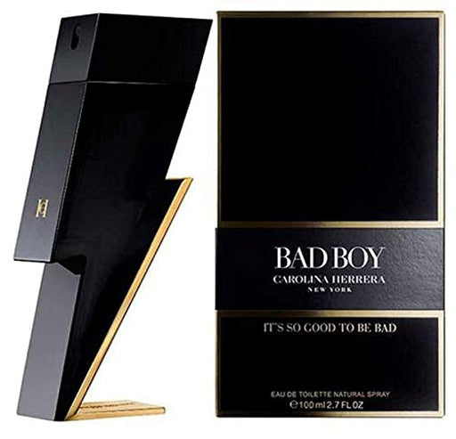 Carolina Herrera Bad Boy Eau de Toilette 100ml Spray - Fragrance at MyPerfumeShop by Carolina Herrera