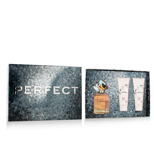 Marc Jacobs Perfect 3 Piece Gift Set: Eau de Parfum 100ml - Body Lotion 75ml - Shower Gel 75ml - Gift Set at MyPerfumeShop by Marc Jacobs