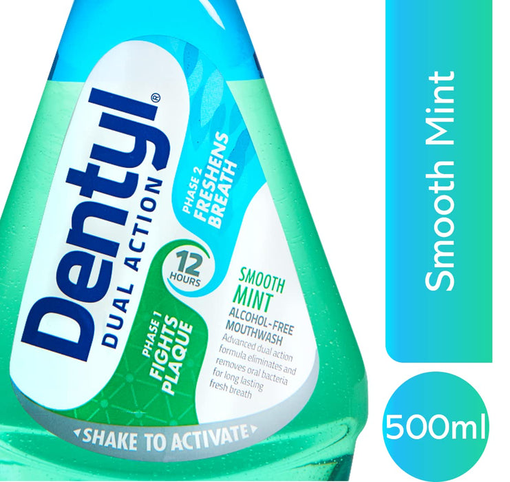 Dentyl Active Plaque Fighter Mouthwash Smooth Mint - 500ml - Mouth Fresheners at MyPerfumeShop by Dentyl