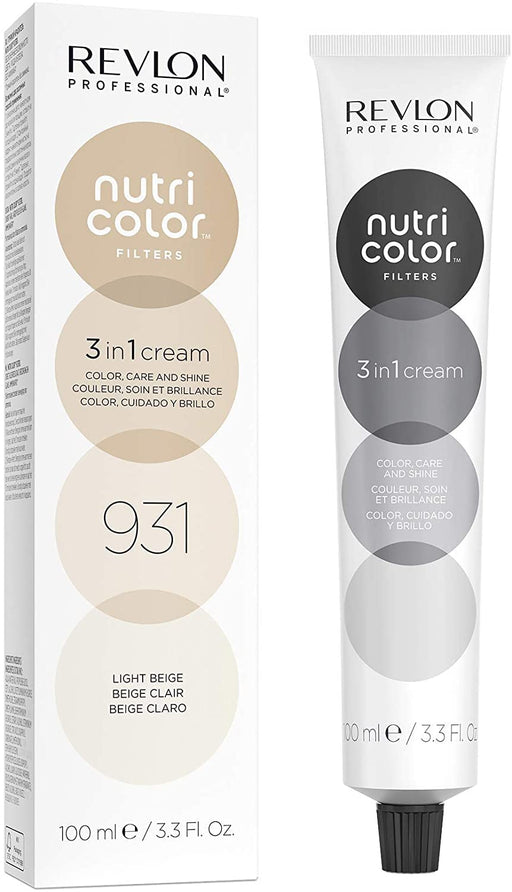 Revlon Nutri Color Filters 931 Light Beige 3 In 1 Hair Colour 100ml - Semi-Permanent Colour at MyPerfumeShop by Revlon