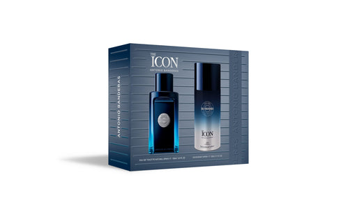 Antonio Banderas The Icon 2 Piece Gift Set: Eau de Toilette 100ml - Deodorant Spray 150ml - Gift Set at MyPerfumeShop by Antonio Banderas