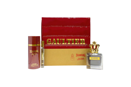 Jean Paul Gaultier Scandal Pour Homme Gift Set 100ml EDT + 150ml Deodorant Spray + 10ml EDT - Fragrance at MyPerfumeShop by JEAN PAUL GAULTIER