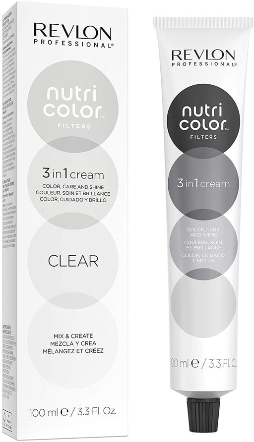 Revlon Nutri Color Filters 3 in 1 Cream Hair Colourant 100ml - Clear - Permanent Colour at MyPerfumeShop by Revlon