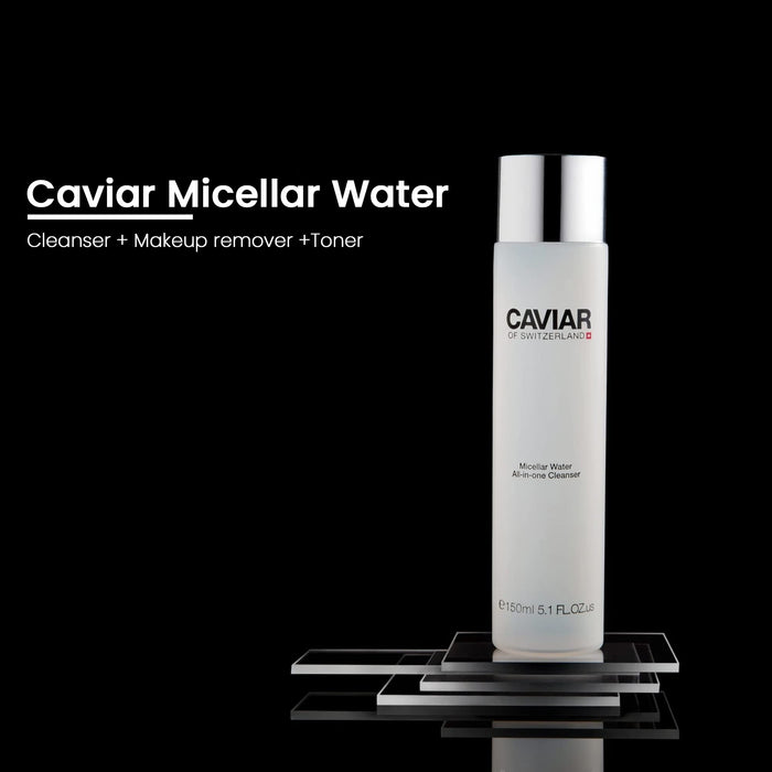 Caviar Of Switzerland Micellar Water All-In-One Cleanser 150ml - Make-Up Cleansing Water at MyPerfumeShop by Caviar Of Switzerland