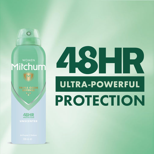 Mitchum Women Deodorant Spray 200ml - Unscented - Bath & Body at MyPerfumeShop by Mitchum