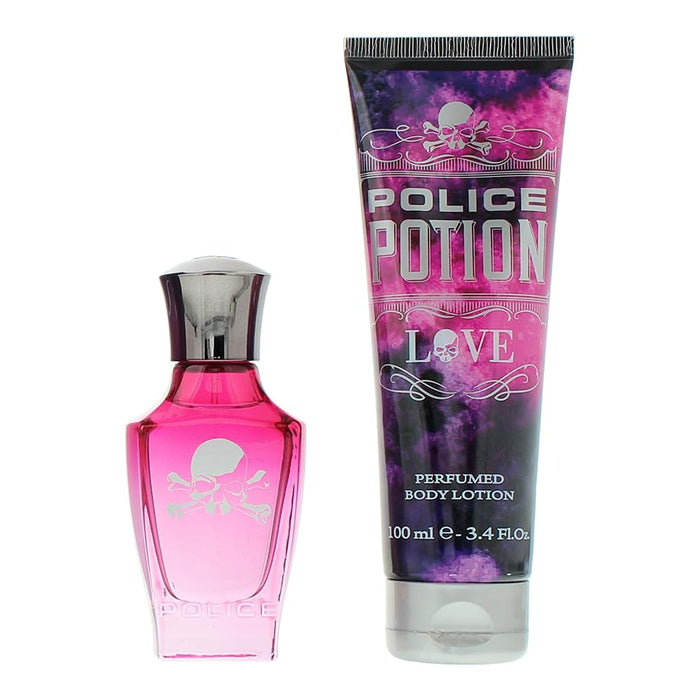 Police Potion Love 2 Piece Gift Set: Eau De Parfum 30ml - Body Lotion 100ml - Eau de Perfume at MyPerfumeShop by Police