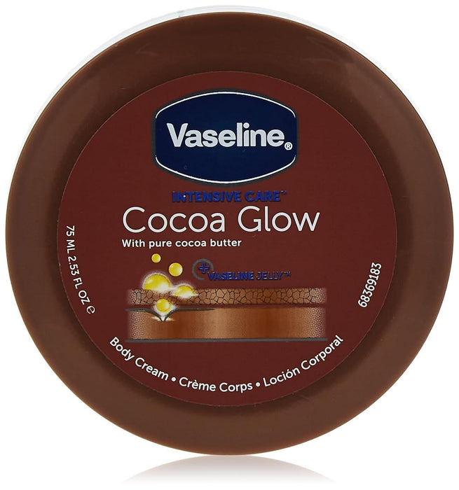 Vaseline Intensive Care Cocoa Glow Body Cream 75ml - Body Cream at MyPerfumeShop by Vaseline