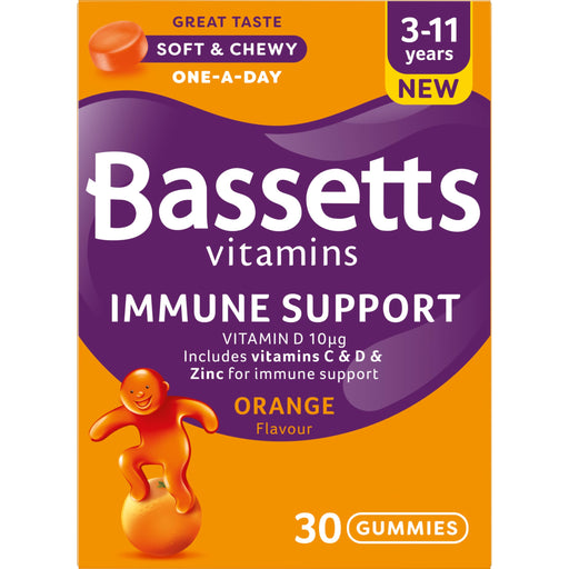 Bassetts Immune Support Orange Gummies 3-11 Yrs