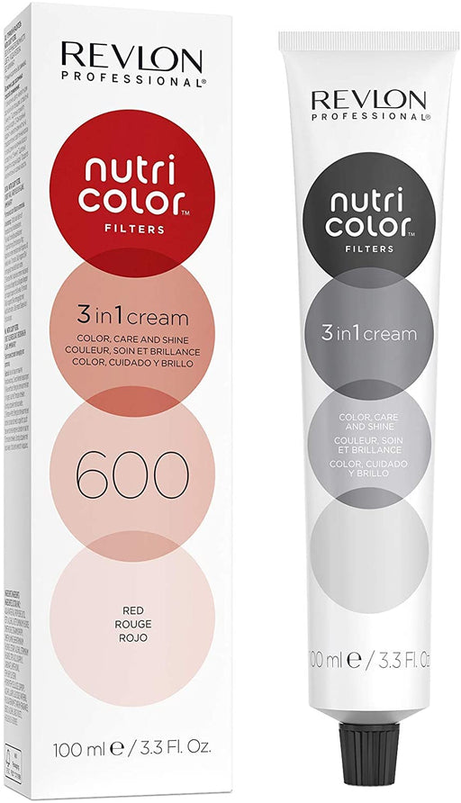 Revlon Nutri Color Filters 600 Red 3 In 1 Hair Colour 100ml - Hair Colour at MyPerfumeShop by Revlon