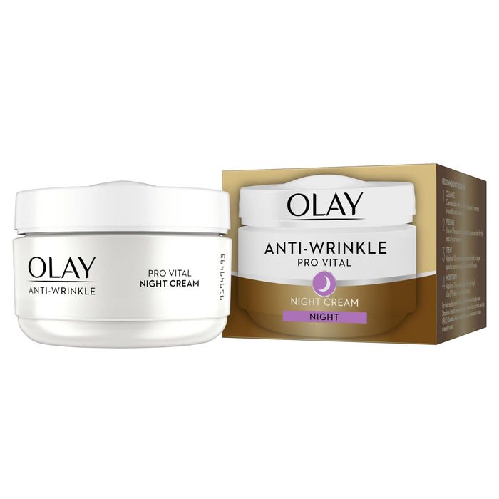 Olay Anti-Wrinkle Mature Skin Night Cream - 50ml - Regime Skin Care at MyPerfumeShop by Olay