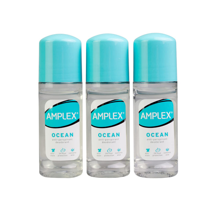 Amplex Ocean Deodorant Roll-On 50ml - Bath & Body at MyPerfumeShop by Amplex