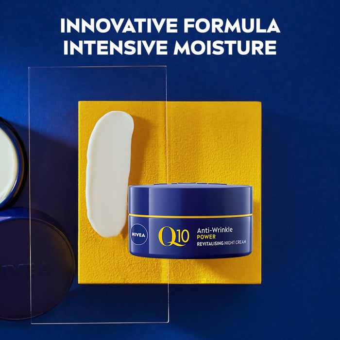 NIVEA Q10 Power Anti-Wrinkle + Firming Night Cream - 50ml - Regime Skin Care at MyPerfumeShop by Nivea