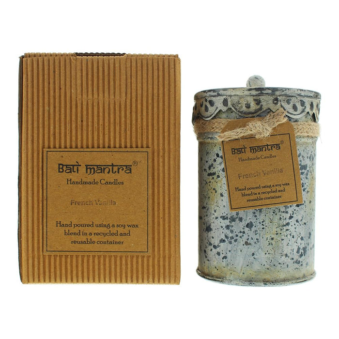 Bali Mantra Victorian Tin White French Vanilla Candle 500g - Candle at MyPerfumeShop by Bali Mantra