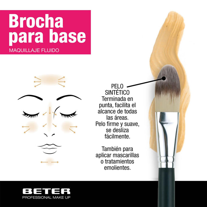 Beter Liquid Foundation Brush 17cm - Brushes at MyPerfumeShop by Beter