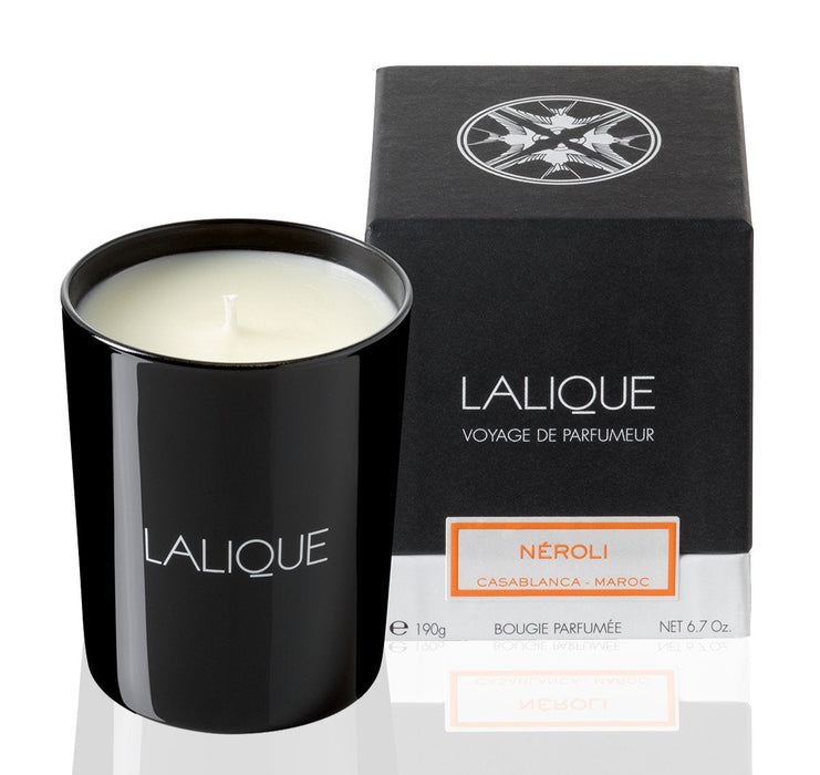 Lalique Néroli Casablanca Maroc Candle 190g - Eau de Toilette at MyPerfumeShop by Lalique