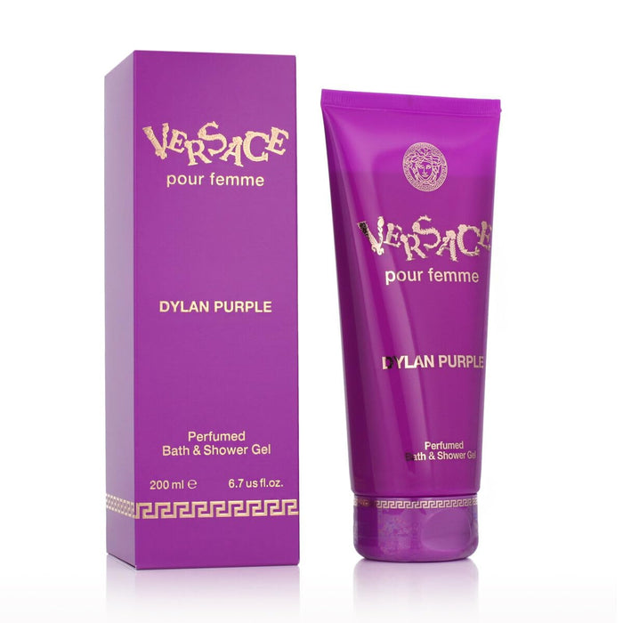 Versace Pour Femme Dylan Purple Bath & Shower Gel 200ml - Body Cleansers at MyPerfumeShop by Versace