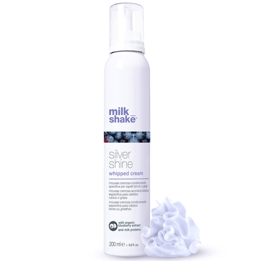 Milk_shake Silver Shine Whipped Cream Leave-In Foam Conditioner 200ml - Conditioner at MyPerfumeShop by Milk_shake