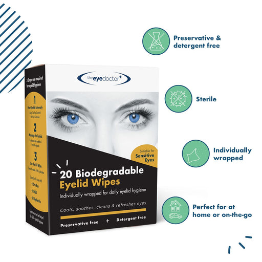 The Eye Doctor Eyelid Wipes x 20 - Eye Relief at MyPerfumeShop by The Eye Doctor