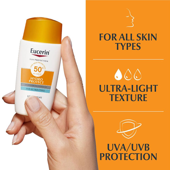 Eucerin Hydro Protect SPF50+ 50ml - Face Moisturisers at MyPerfumeShop by Eucerin