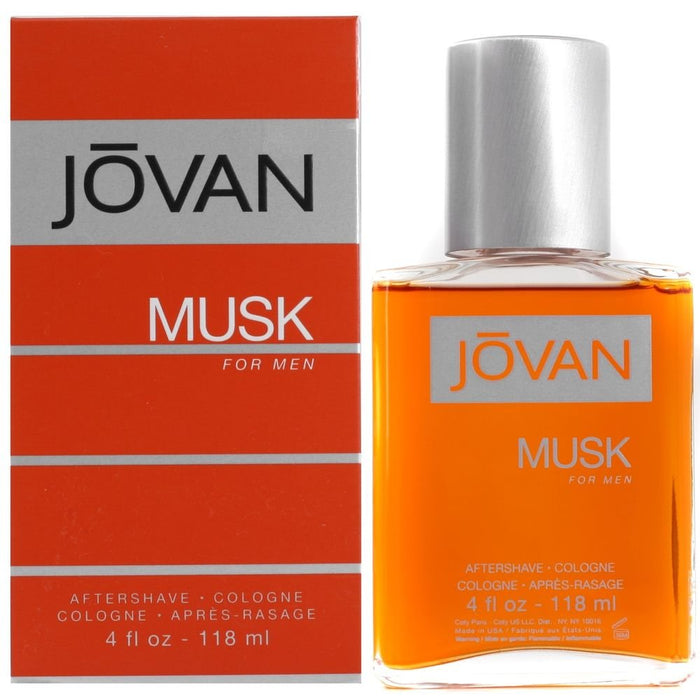 Jovan Jovan Musk For Men Aftershave 118ml Splash - Fragrance at MyPerfumeShop by Jovan