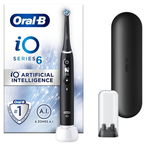 Oral-B iO - 6 - Black Lava Electric Toothbrush - Rotating at MyPerfumeShop by Oral-B