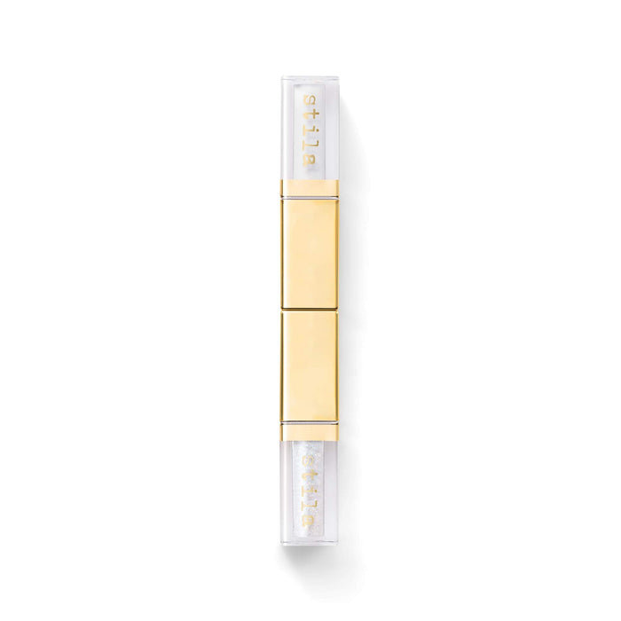 Stila Double Dip Suede Shade & Glitter & Glow Liquid Eye Shadow 2 x 2.25ml - White Out - Eye Shadows at MyPerfumeShop by Stila