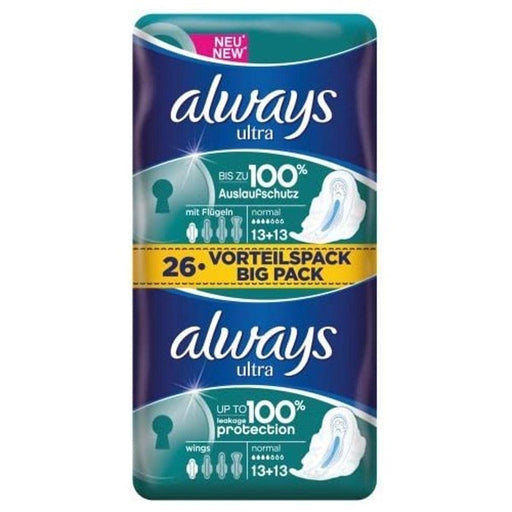 Always Ultra Duos Normal Plus x 26 - Sanitary Towels at MyPerfumeShop by Always