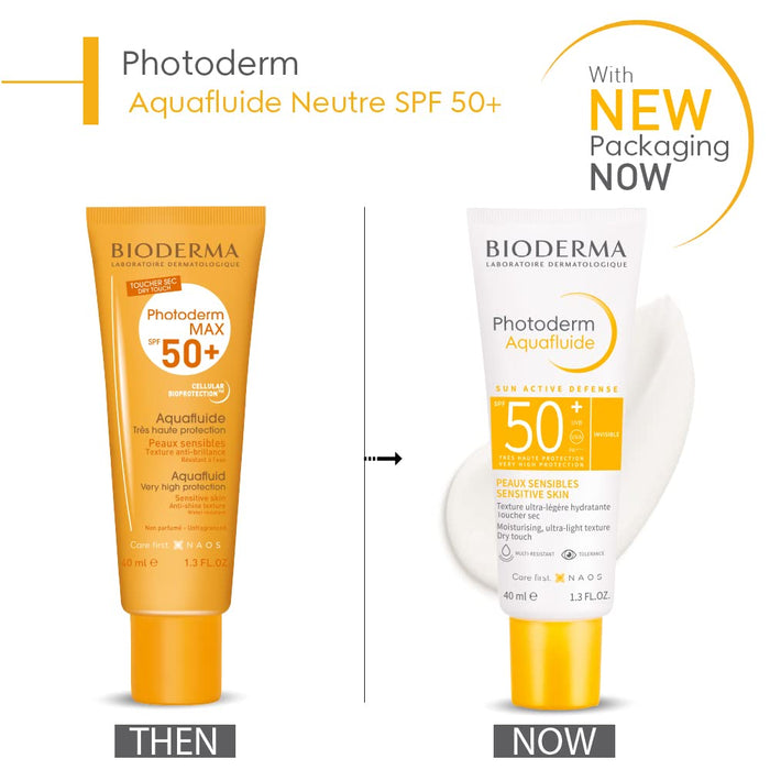 Bioderma Photoderm Aquafluide Sun Active Defense SPF50+ 40ml - Sensitive Skin - Beauty at MyPerfumeShop by Bioderma