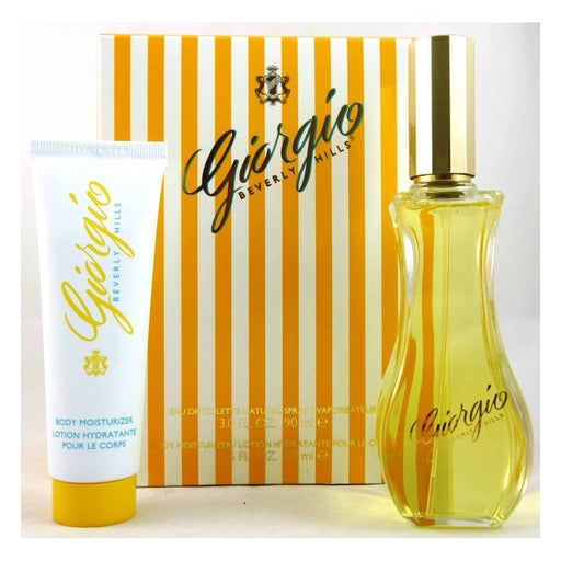 Giorgio Beverly Hills Giorgio Yellow Gift Set 90ml EDT + 50ml Body Lotion - Fragrance at MyPerfumeShop by Giorgio Beverly Hills