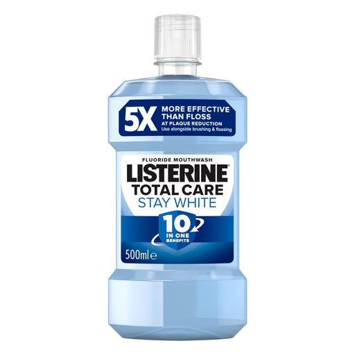 Listerine Stay White Mouthwash - 500ml - Mouth Fresheners at MyPerfumeShop by Listerine