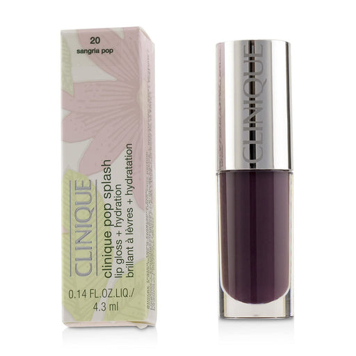 Clinique Pop Splash 20 Sangria Pop Hydrating Lip Gloss 4.3ml - Lipsticks at MyPerfumeShop by Clinique