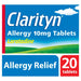 Clarityn Allergy Relief 20 Tablets - Allergy at MyPerfumeShop by Clarityn