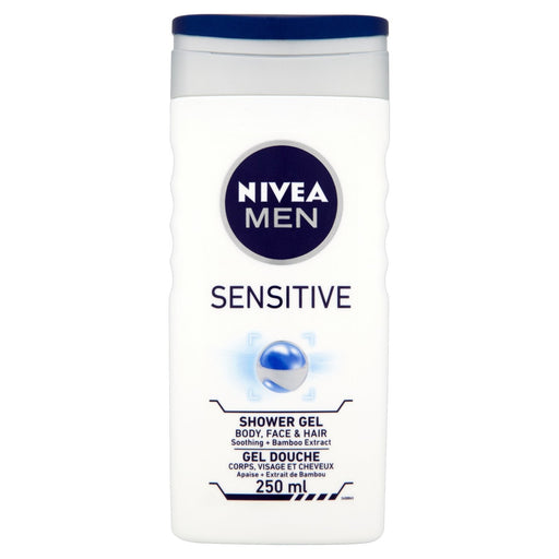 Nivea Men Sensitive Shower Gel  - 250ml - Personal Hygiene at MyPerfumeShop by Beiersdorf Uk Ltd