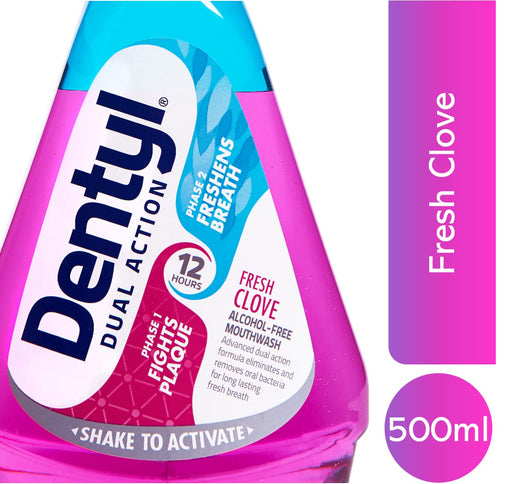 Dentyl Active Plaque Fighter Mouthwash Fresh Clove - 500ml - Mouth Fresheners at MyPerfumeShop by Dentyl