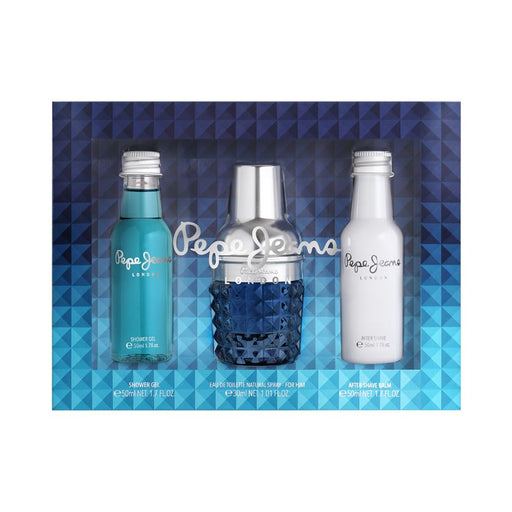 Pepe Jeans For Him Gift Set 30ml EDT + 50ml Shower Gel + 50ml Aftershave Balm - Sets at MyPerfumeShop by Pepe Jeans