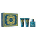 Versace Eros 3 Piece Gift Set: Eau de Toilette 50ml - Shower Gel 50ml - Aftershave Balm 50ml - Default Title - Gift Set at MyPerfumeShop by Versace